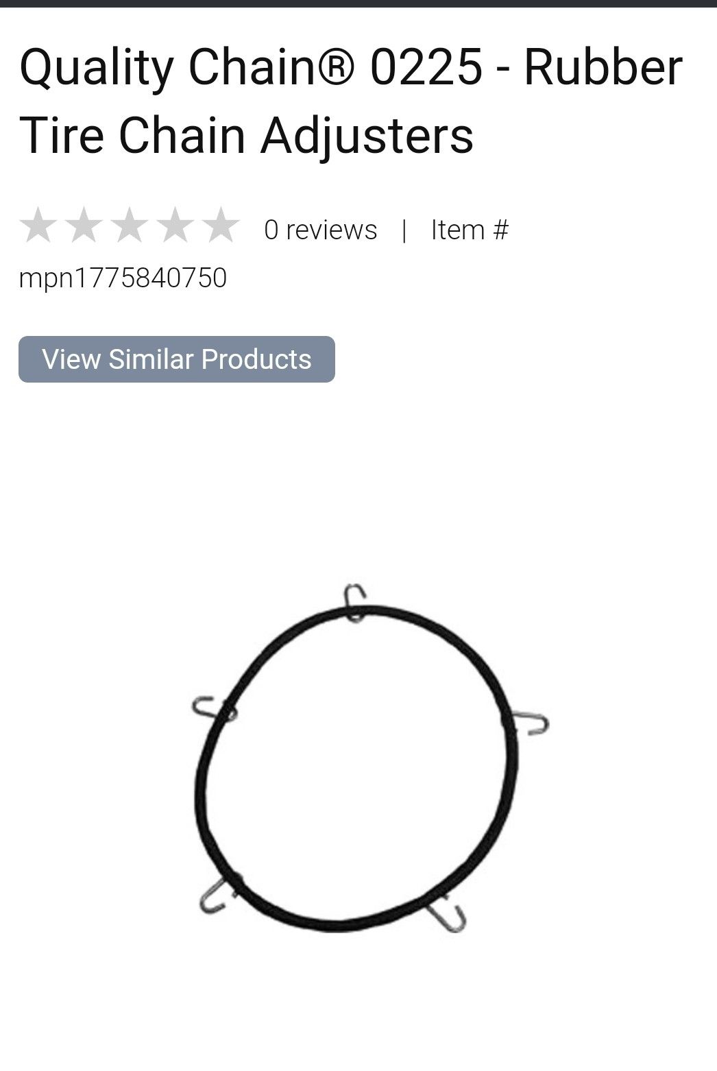 New Chain Tire Adjusters - Rubber. Quality product