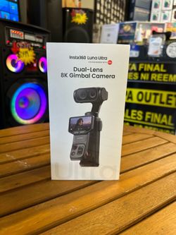 Insta 360 Luna Ultra Dual-Lens 8K Gimbal Camera Take It Home In Payments Read Description For Price