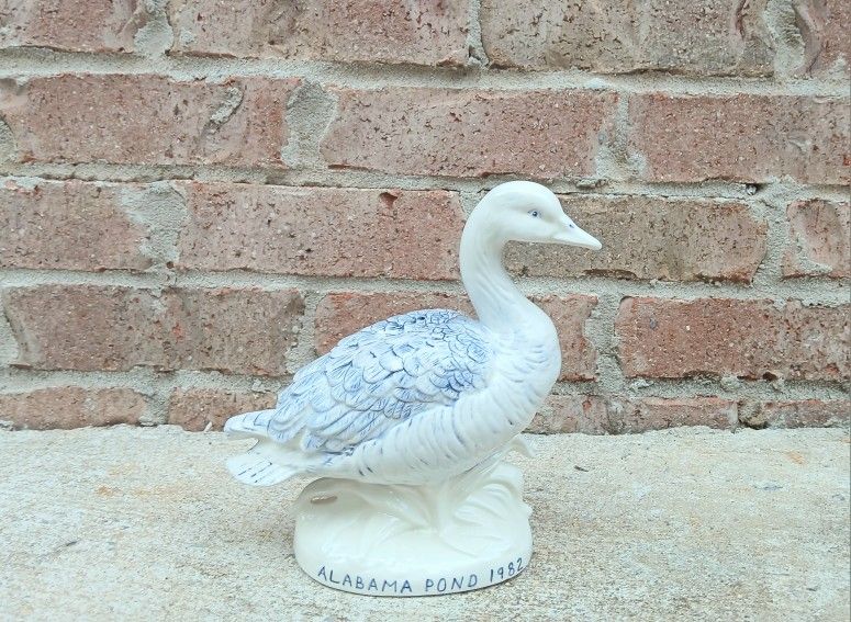 Vintage Ceramic "Alabama Pond 1992" Duck Figurine