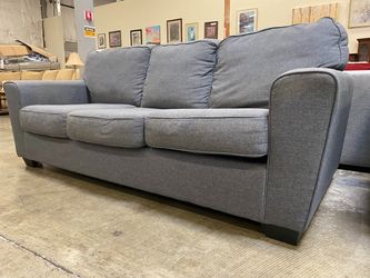 ASHLEY FURNITURE Grey Fabric 3 Seat Sofa