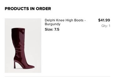 Boots never worn, heels worn twice