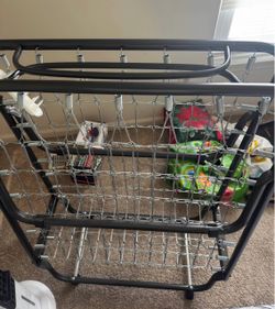Foldable Metal Bed Frame Black