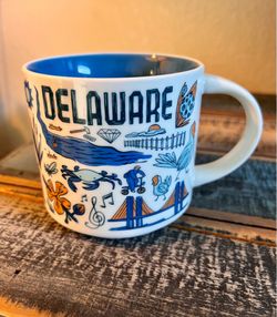 Delaware Ceramic 14 oz Coffee Mug - Starbucks Been There Series