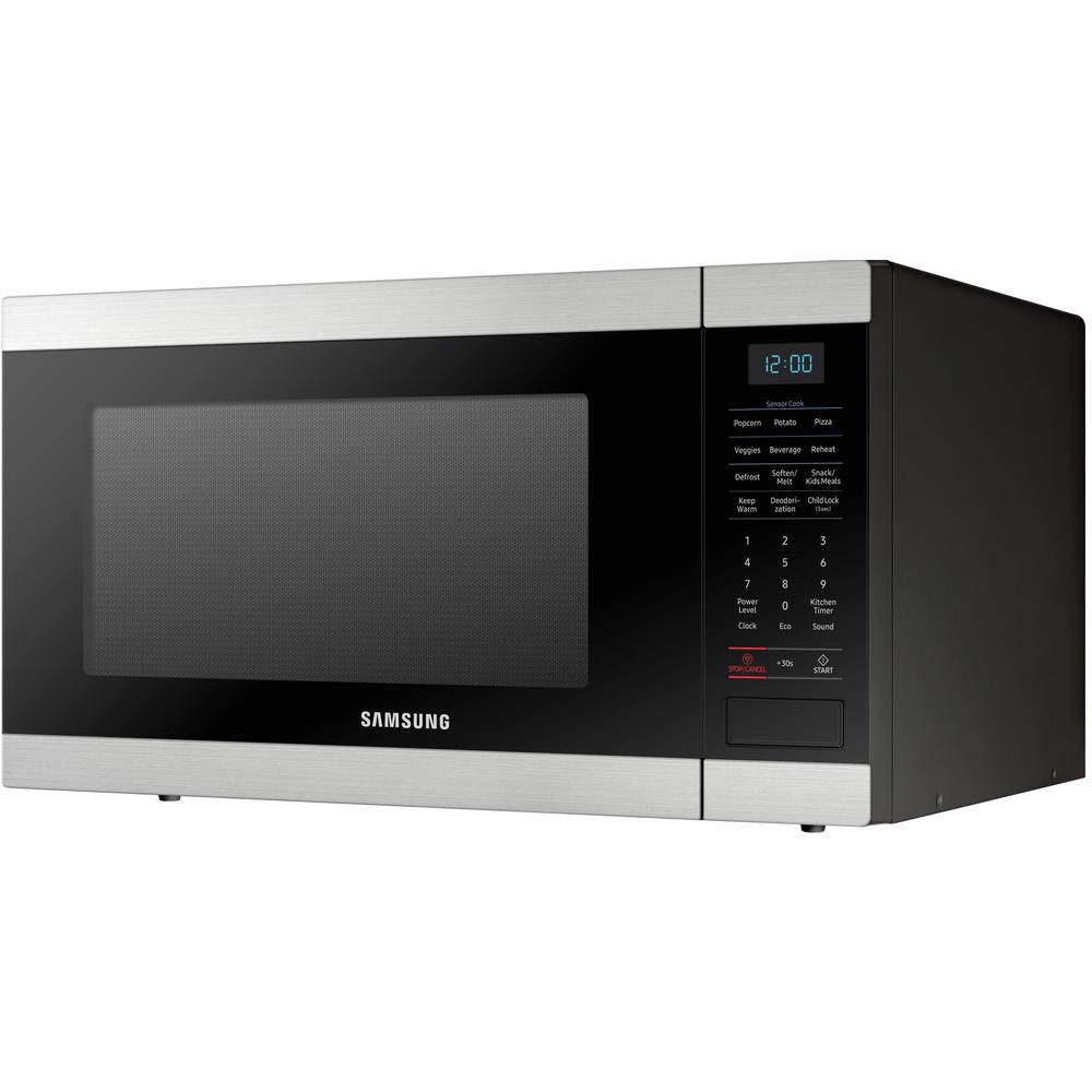 *NEW* Samsung 1.9 cu. ft. Countertop Microwave with Sensor Cook in Stainless Steel RETAIL: $199