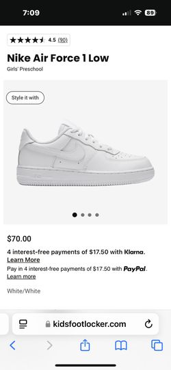 Preschool Air Force 1’s