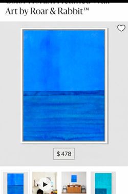 West elm wall frame 40"x30"