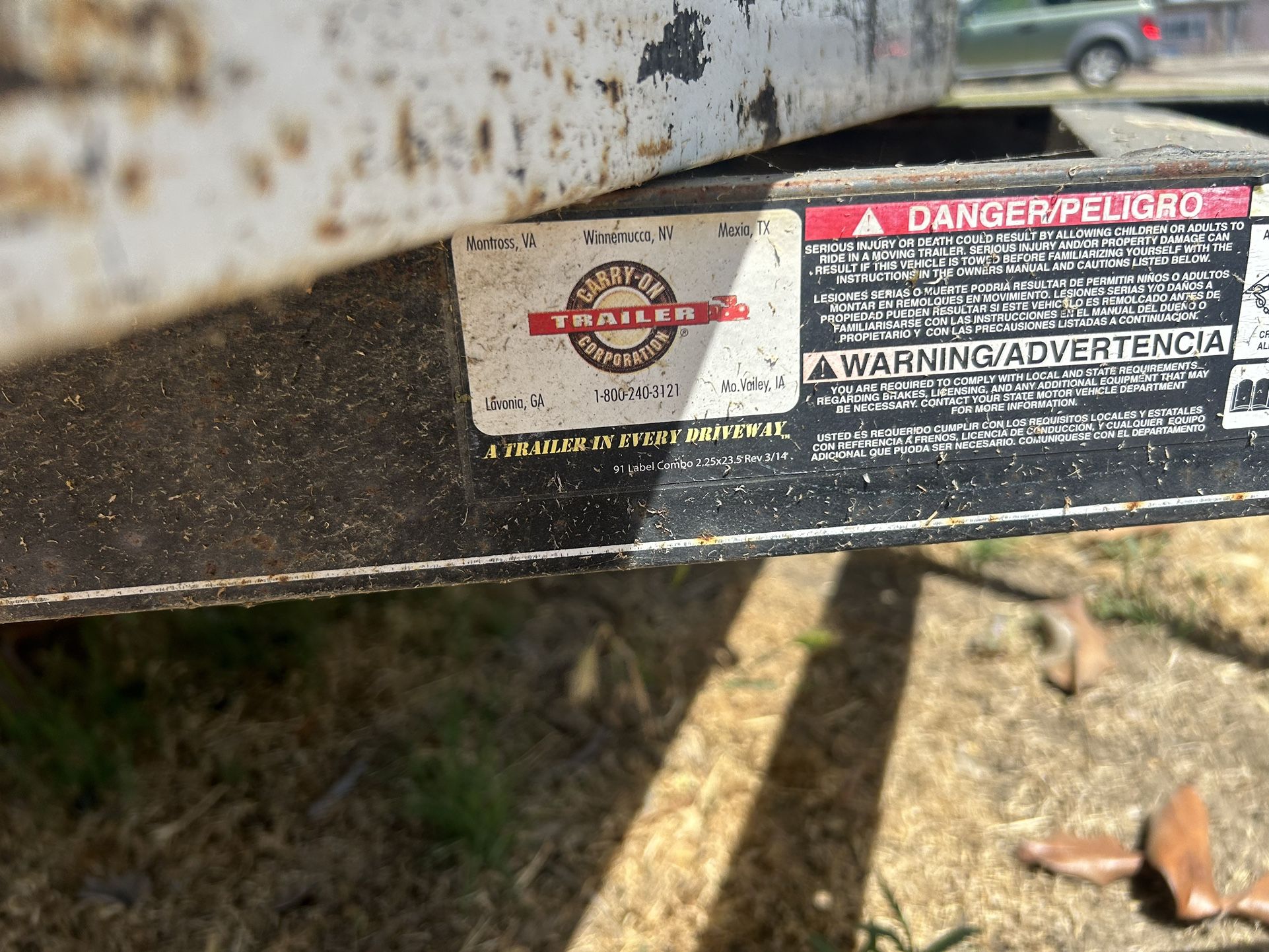 10x5 Carry On Trailer