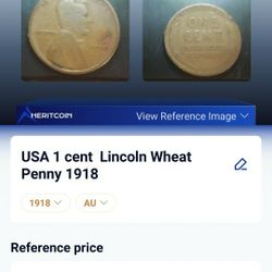 1918 Wheat Penny GreatDeal Beautiful Coin 