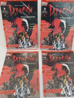 TOPPS  Comics 1992  Dracula #1 Set  of 4