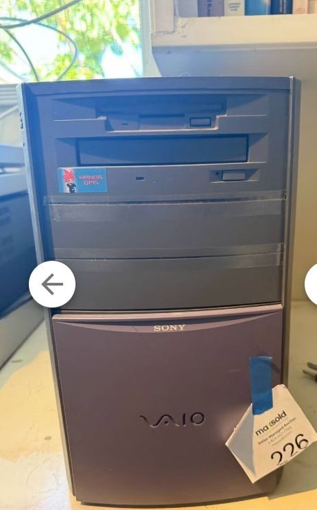 Vintage Sony Vaio PCV90 Retro Gaming Computer