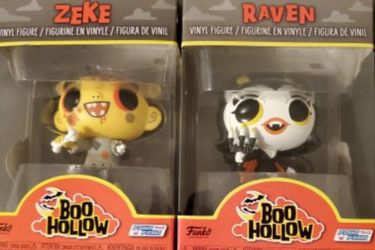 Funko boo hollow zeke and raven halloween Figures