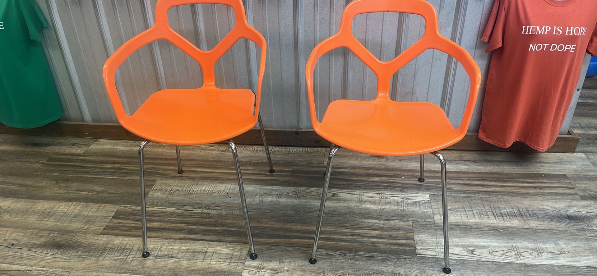 Orange Chairs