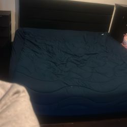 king bed and bedframe