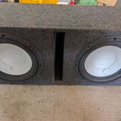 Dual 12" Subs With 2 Amps