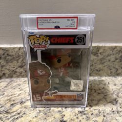 Patrick Mahomes Graded Funko Pop
