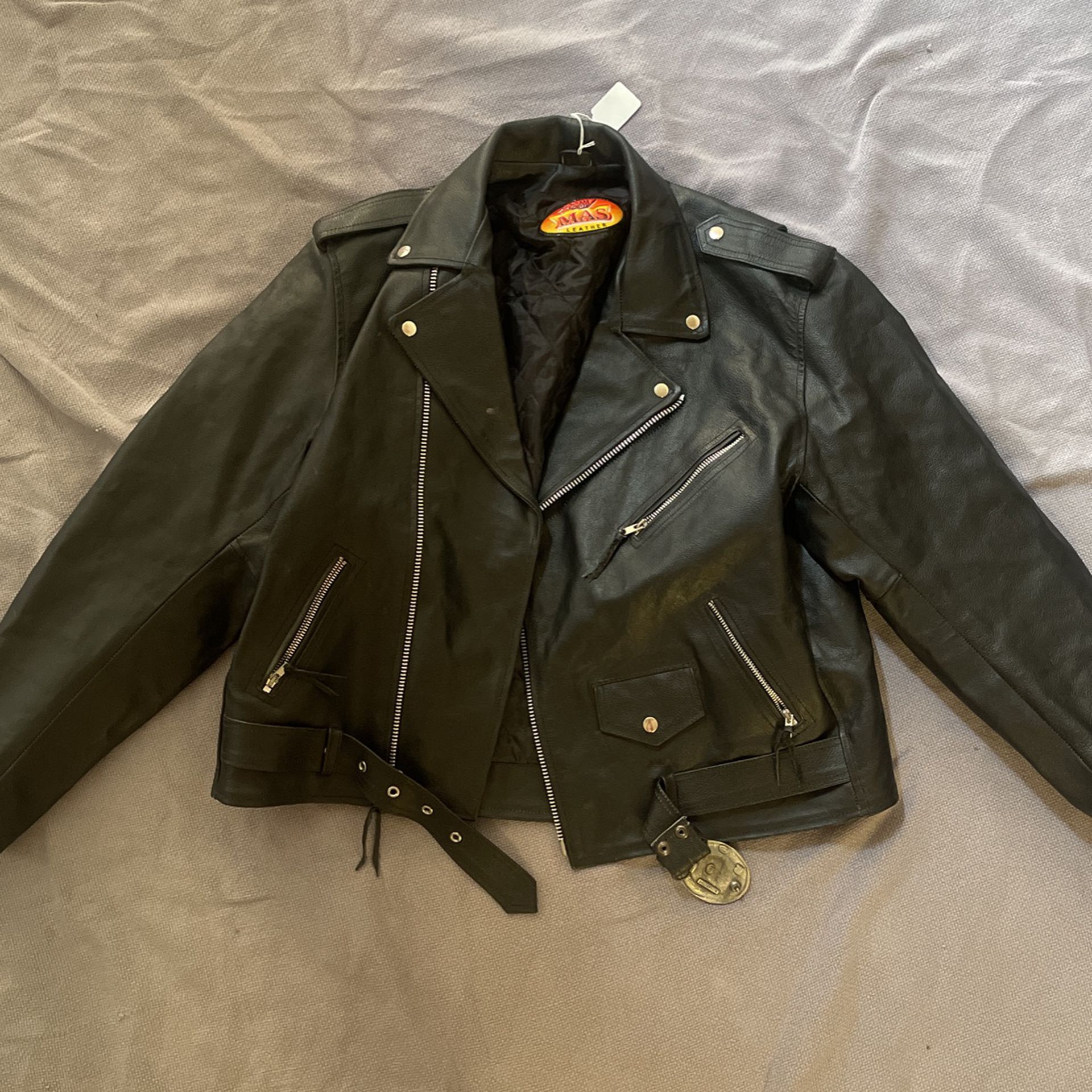 Large Leather Jacket Real Leather