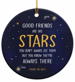Friendship Ceramic Ornament