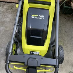 Ryobi 40V HP Brushless Self-Propelled 20" Cordless Lawn Mower RY401018 w/Battery