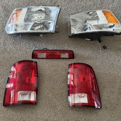 2017 dodge ram 1500 stock headlights tail lights cab light