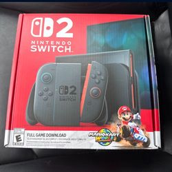 NINTENDO Switch 2 - Switch 2+ Mario Kart World Bundle For Sale! SEALED & Brand New!