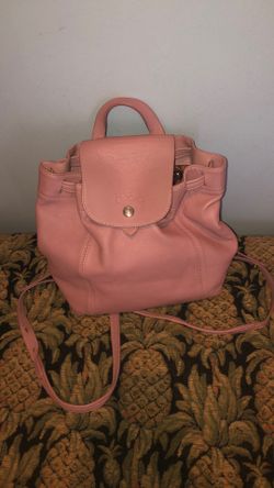 Longchamp Backpack Leather.