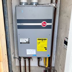 Used tankless water heater