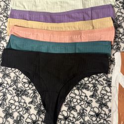 6-Pack Women's Thong Underwear S & M