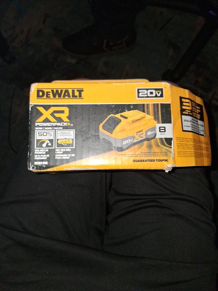 Dewalt 20v Xr 8ah Battery pack 