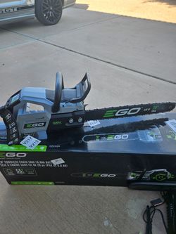 BRAND NEW 20 INCH EGO ELECTRIC CHAINSAW NEW!!