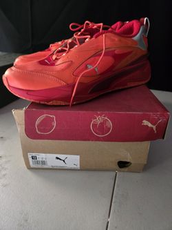 Orange Red Pumas Mens Size 12