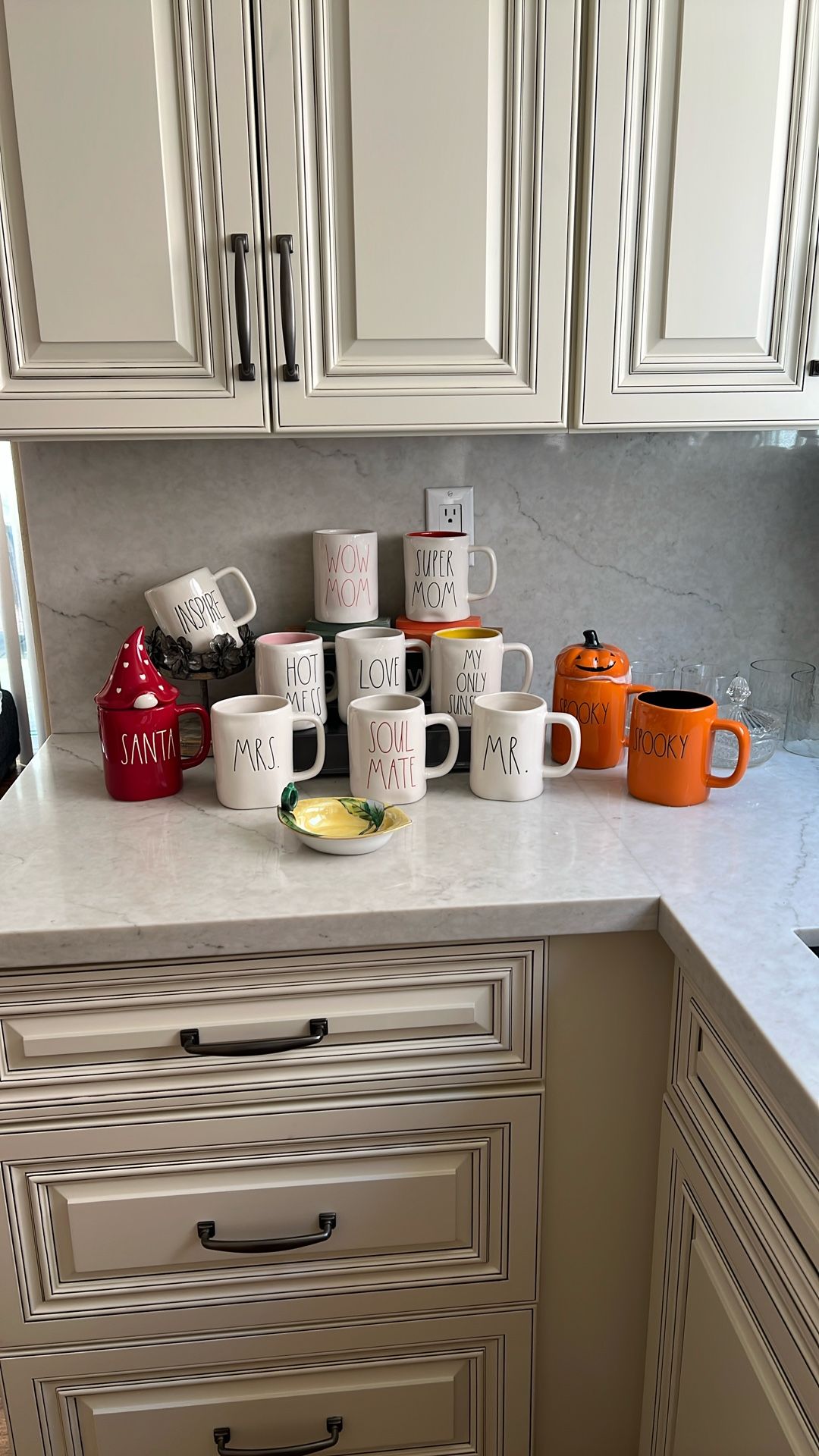 Rae Dunn Coffee Mug/ Cup $10 Each Or 2x $15. Mother’s Day/Valentine’s Day/soulmate/Christmas/Halloween.