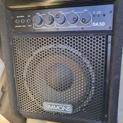 Simmons DA50 Electronic Drum Set Amplifier 50Watts RMS 10" HD Speaker
Excellent Condition