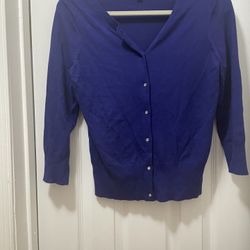 Express Purple Cardigan 