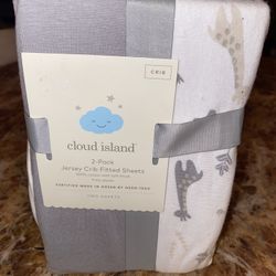 Brand New 2 Pack Soft Fitted Crib Sheets . 