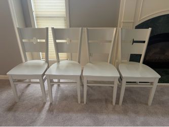 Set of four chairs