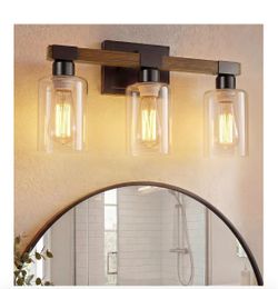 New VOLISUN Farmhouse 3-Light Bathroom Vanity Light