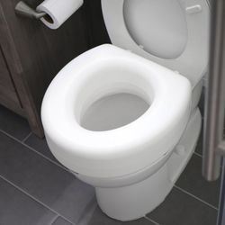 HealthSmart 5" Raised Toilet Seat - Round D22