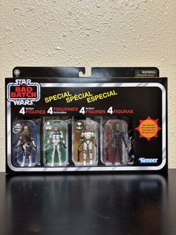 Star Wars Vintage Bad Batch Set Mint New Sealed 