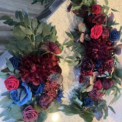 Burgundy Arch Decor - Ling’s Moments