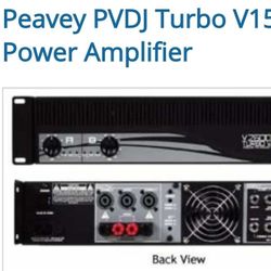 Peavey PVDJ Turbo V1500 Power Amplifier