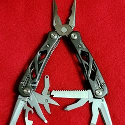 Gerber Gear 22-01471N Suspension Needle Nose Pliers Multitool Multi-Plier with Nylon Sheath, Gray & Gerber Gear 30-000469N Dime Mini Multitool Keychai