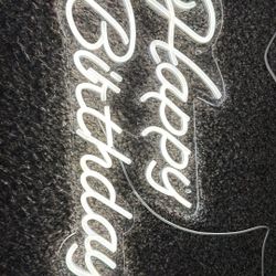 Happy Birthday Led Light
