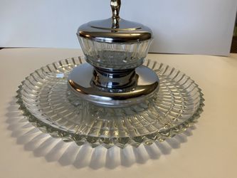 Kromex Lazy Susan Tray(Complete Set)