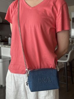 Dior Denim Crossbody Bag 