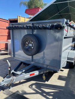 Smooth dump trailer