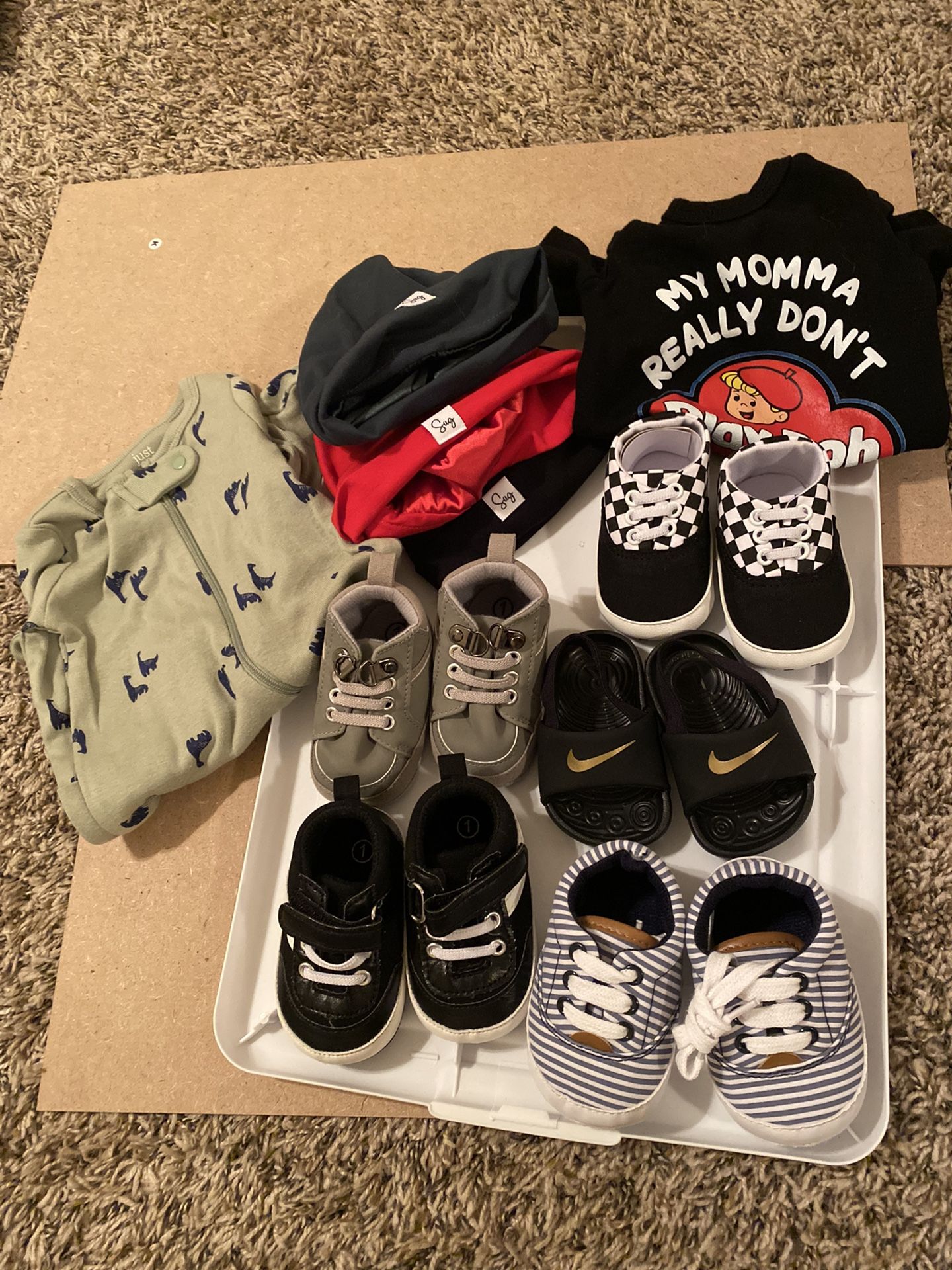 Baby Shoes And Clothes 0-3months