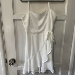 White Flowy Dress