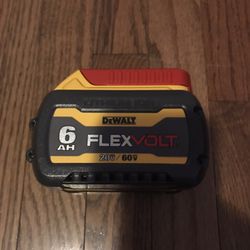 Dewalt Flex Volt Battery 6.0    Brand New  