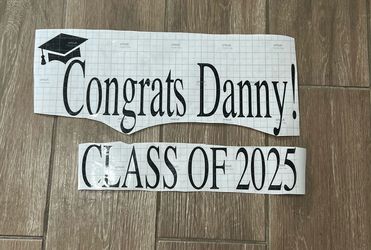 Congrats Danny decal