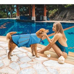 Dog life vest for swimming size small